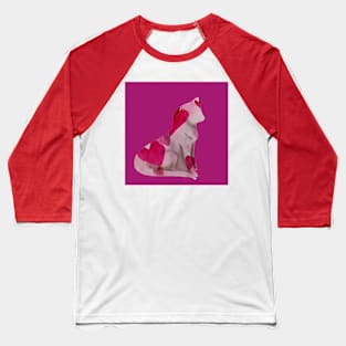 Hart filled Pretty Kitty watercolor Baseball T-Shirt